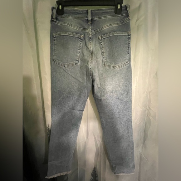 Free People We The Free Raw High Rise Jegging Sierra Slim Fit Comfy Denim Jeans - Picture 7 of 9